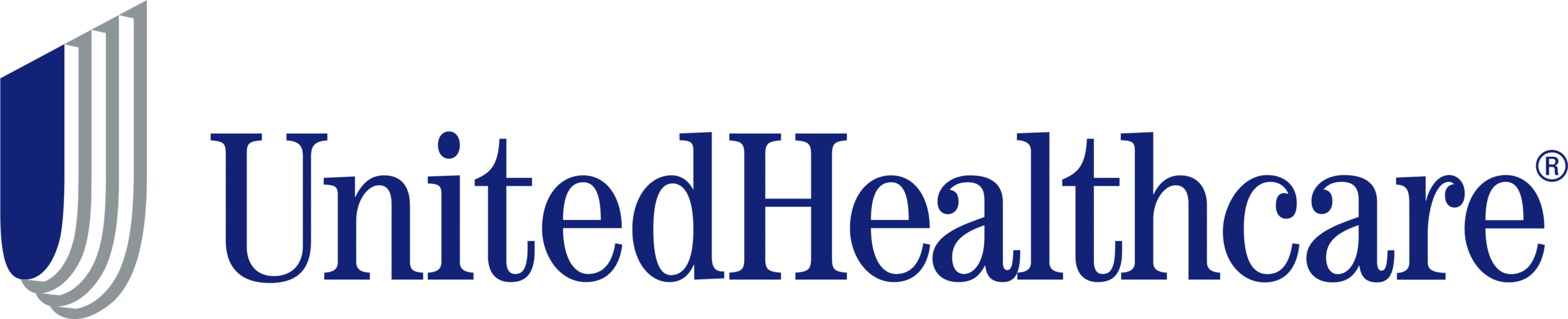 UnitedHealthcare logo in blue with shield symbol on white background