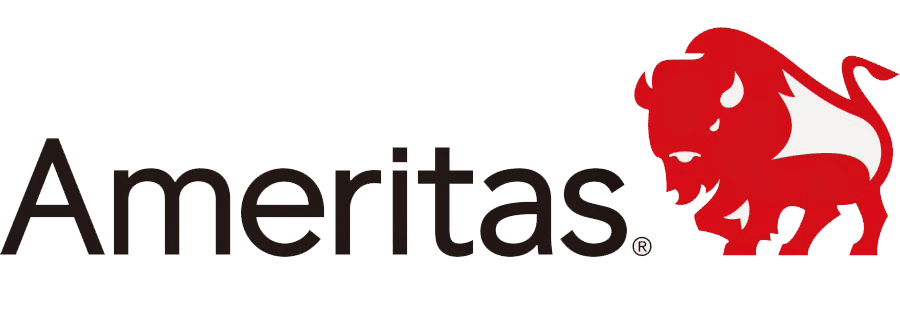 Ameritas logo with red lion symbol for North Atlanta Kids Dentistry
