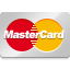 MasterCard logo featuring overlapping red and orange circles on white background.